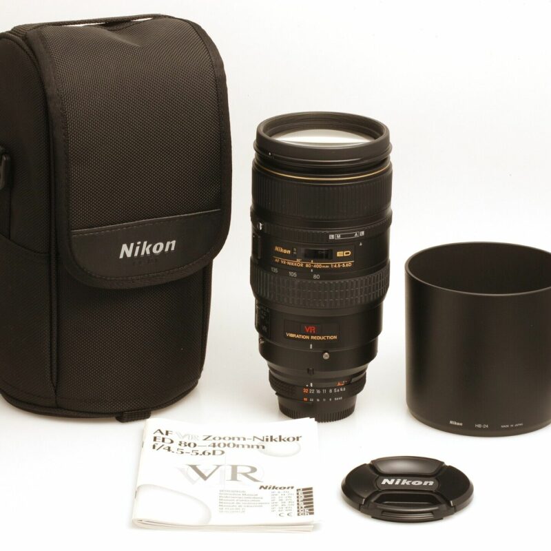 Nikon 80-400mm 1:4,5-5,6d Ed Vr | Mit Tasche  | Zustand: Sehr Gut