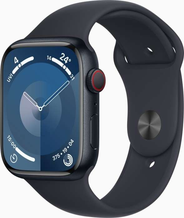 Apple Watch Series 9 (gps + Cellular) | 45mm Aluminium Mitternacht | mit Originalverpackung NEU | Rechnung vom 15.11.2023 | Zustand: Neu