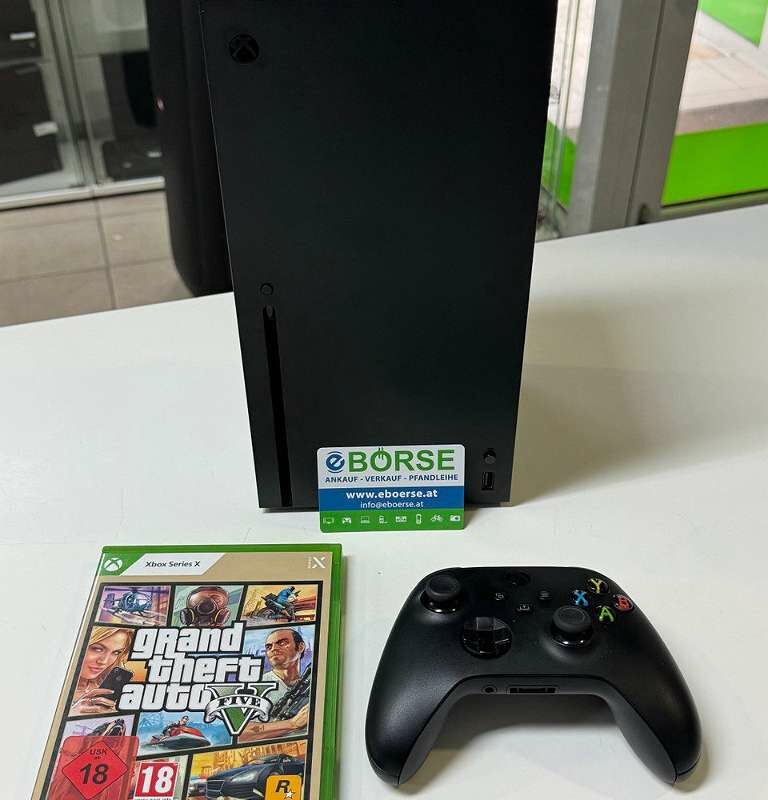 Xbox Series X - 1TB + GTA V | Mit Verpackung  | Zustand: Wie Neu | Farbe: schwarz