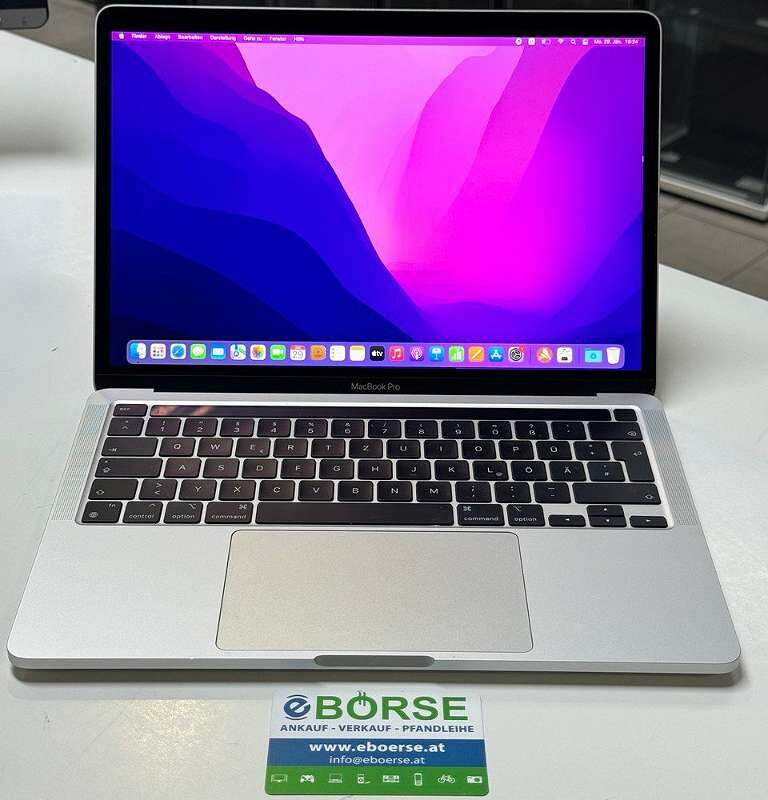 Apple Macbook Pro 2020 M1  | 8 |00GB Ram  |  256GB SSD  |  macOS Monterey  |  78 Ladezyklen | Zustand: Sehr Gut