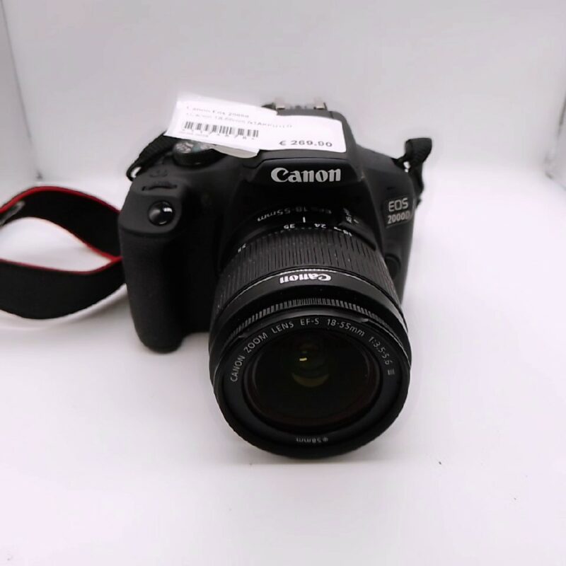 Canon Eos 2000d | +Canon 18-55mm ohne AKKU | ohne Ladegerät | Zustand: Sehr Gut
